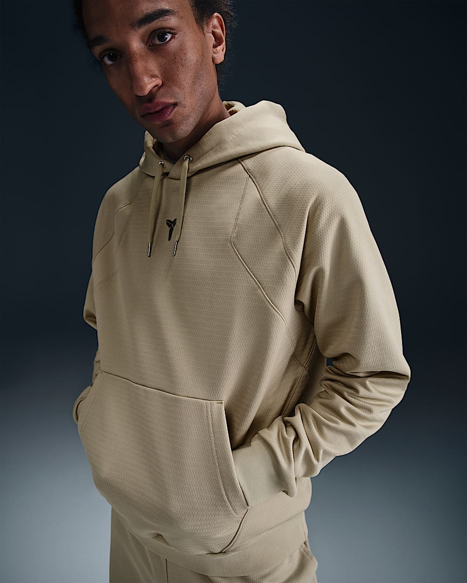 Kobe Therma-FIT Pullover Hoodie - Desert Khaki/Desert Khaki/Black