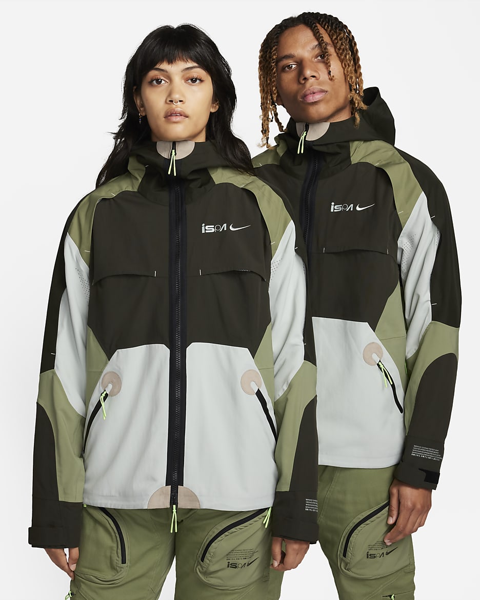 Nike ISPA Jacket - Sequoia/Alligator/Light Silver/Light Silver