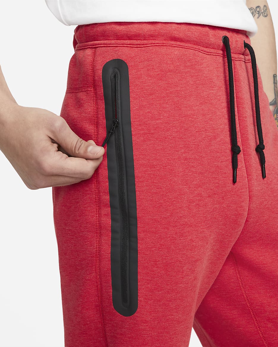 Nike Sportswear Tech Fleece Jogger - Hombre - Light University Red Heather/Negro