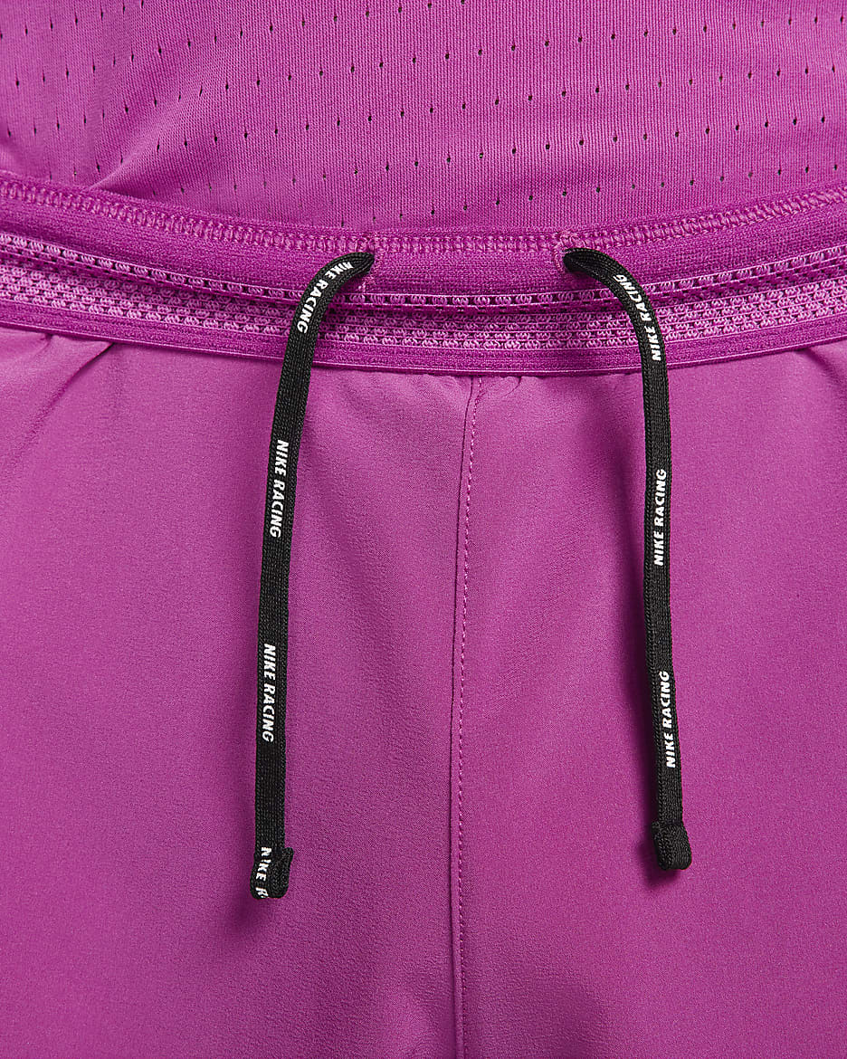 Nike AeroSwift Men's Dri-FIT ADV 5cm (approx.) Brief-Lined Running Shorts - Hot Fuchsia/Black