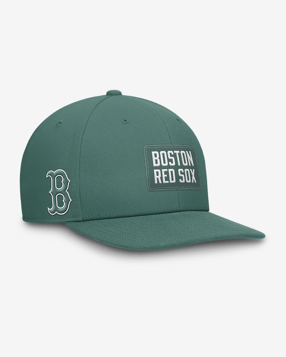 Gorra ajustable Nike Dri-FIT de la MLB para hombre Boston Red Sox Bicoastal Pro - De costa a costa