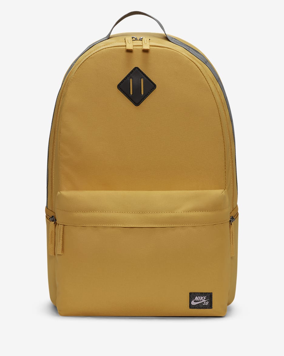 Nike SB Icon Skate Backpack - Sanded Gold/Smoke Grey/Doll