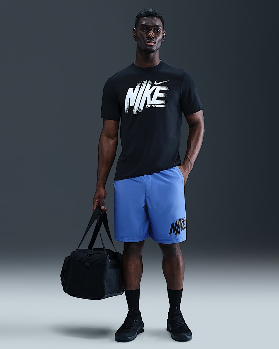 Nike Form Men's Dri-FIT 23cm (approx.) Unlined Versatile Shorts - Comet Blue/Black