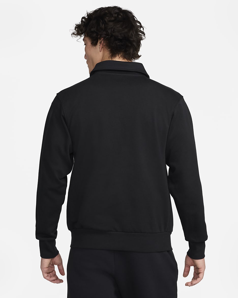 Nike Culture of Football Standard Issue Men's Dri-FIT 1/4-Zip Football Top - Black/Black/White