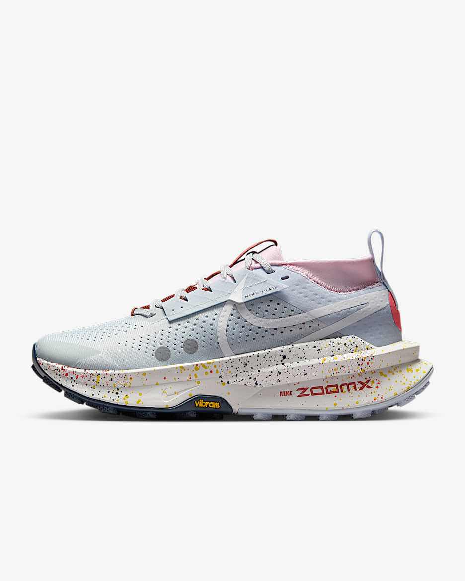 Nike Zegama 2 Women's Trail-Running Shoes - Pure Platinum/Football Grey/Pink Foam/White