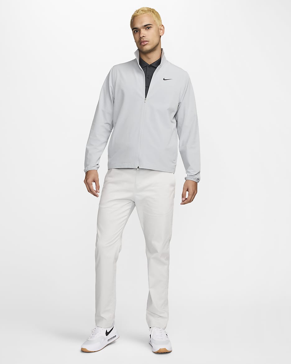 Nike Tour Jaqueta amb cremallera completa de golf Repel - Home - Light Smoke Grey/Negre