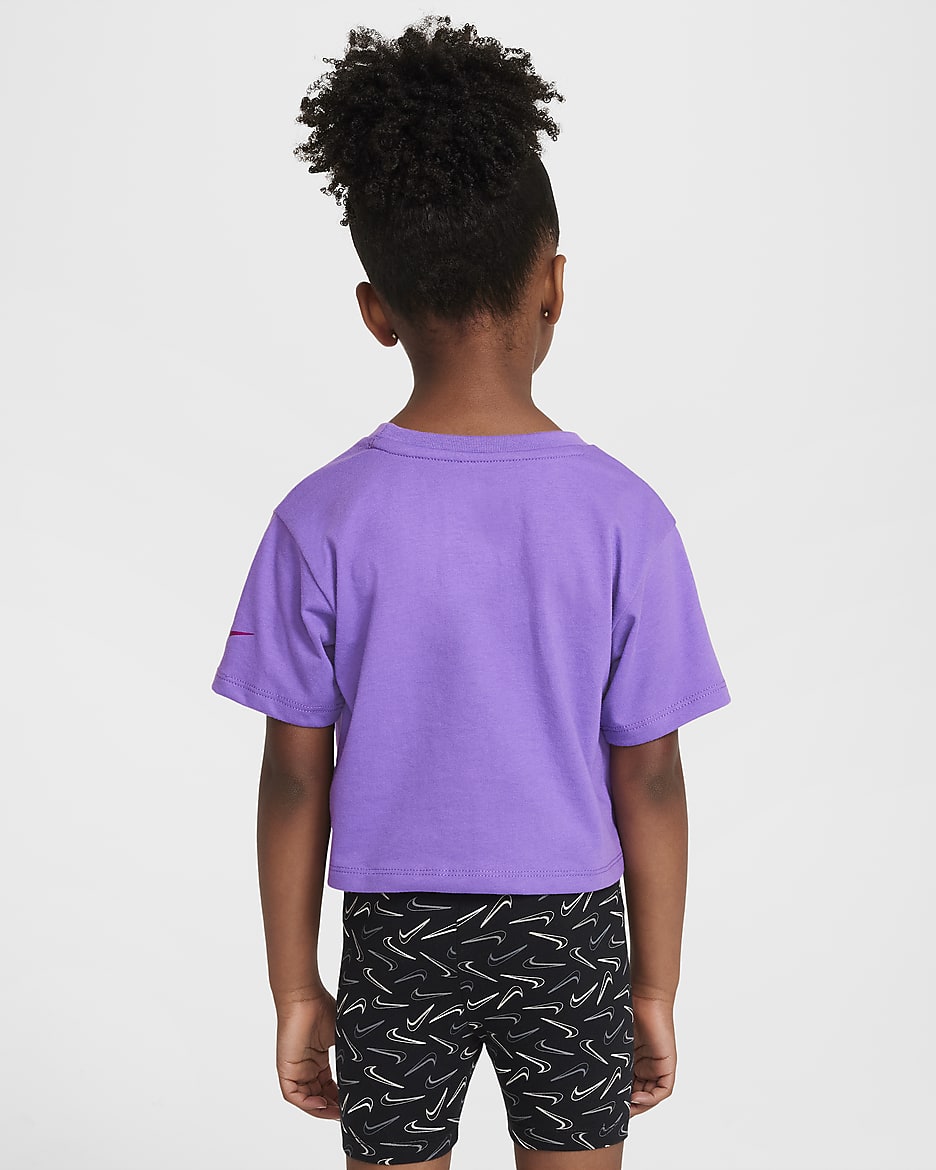 Nike Femme Pop Toddler T-Shirt - Black Raspberry