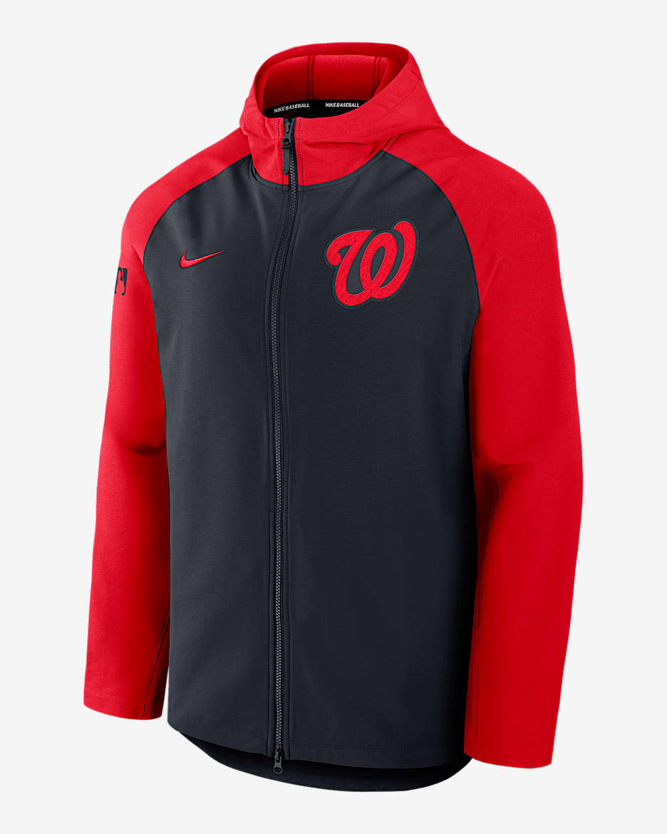 Washington Nationals Authentic Collection Men’s Nike Therma MLB Full-Zip Jacket - Navy
