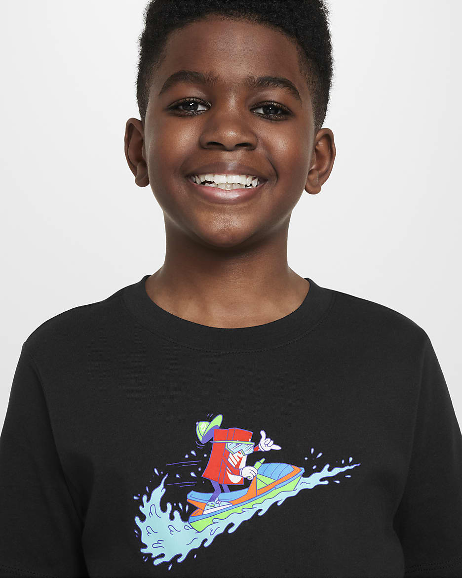 Nike Sportswear Big Kids' T-Shirt - Black