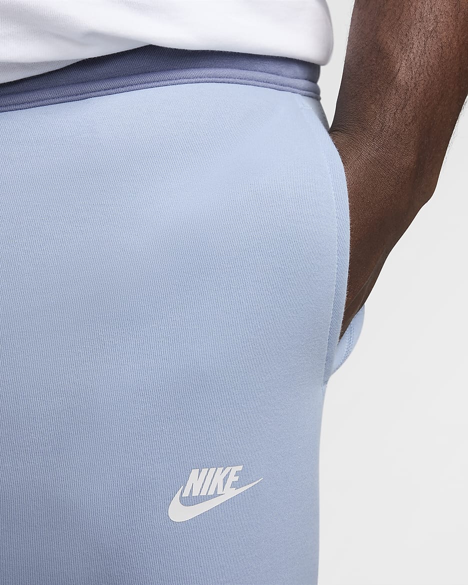 Ανδρικό παντελόνι φόρμας Nike Sportswear Tech Fleece - Light Armory Blue/Ashen Slate/Λευκό