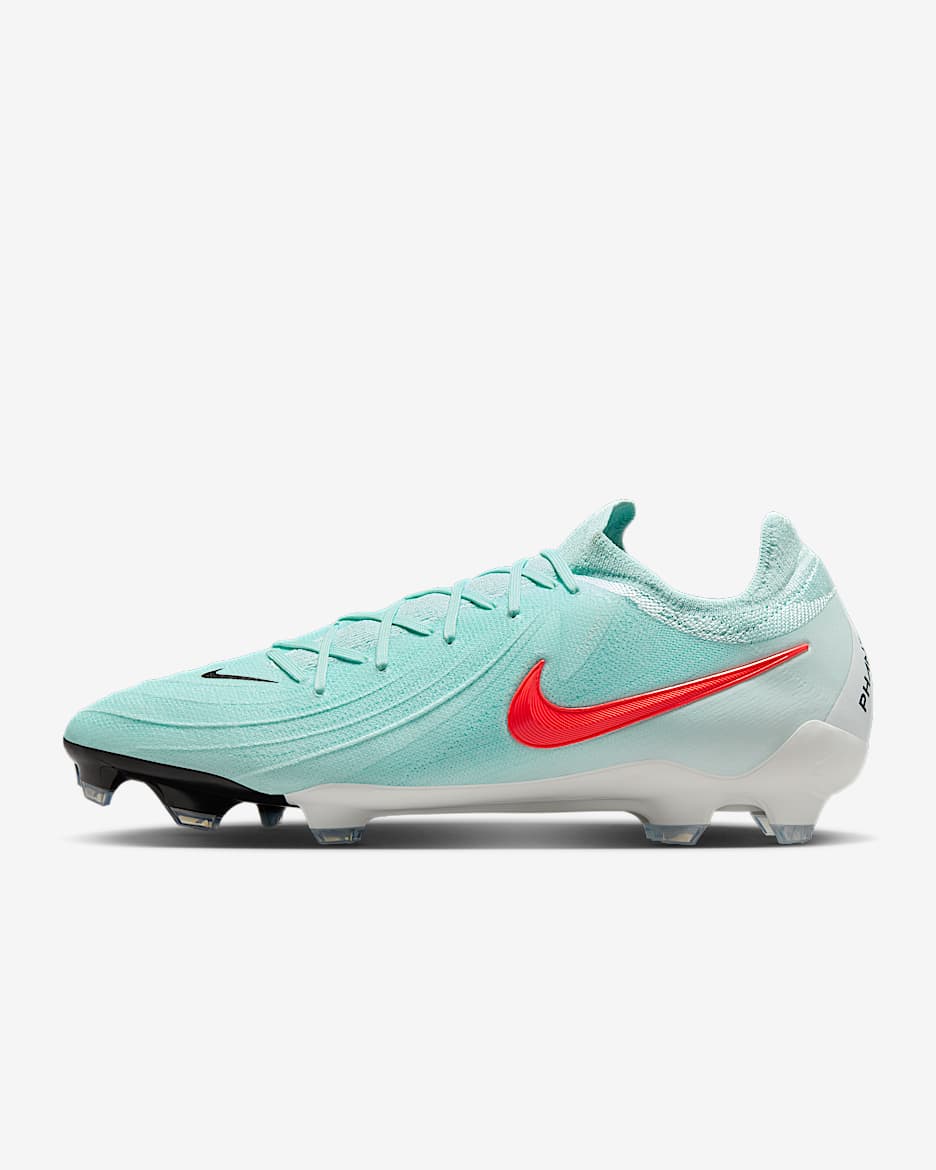 Nike Phantom GX 2 Pro FG Low-Top Football Boot - Mint/Off-Noir/Atomic Red