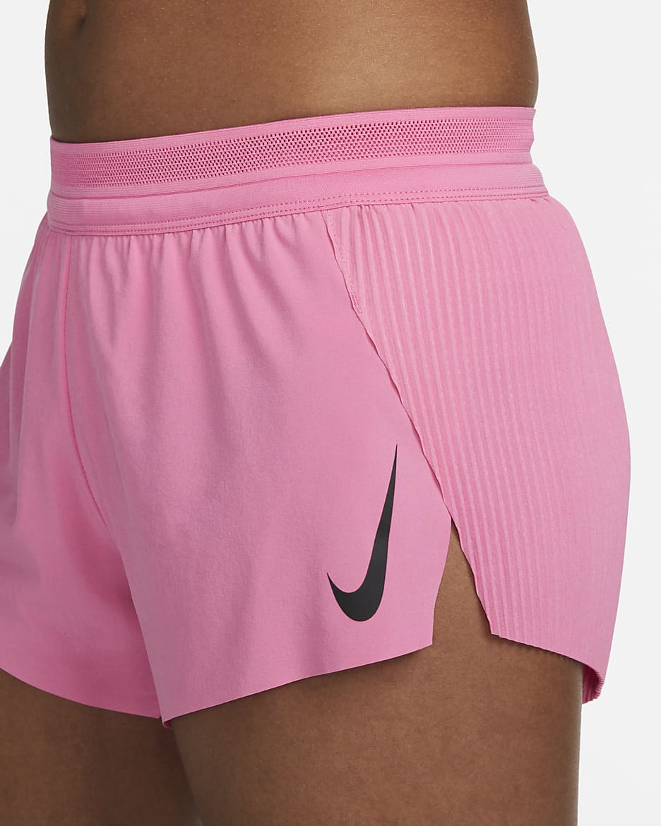 Nike AeroSwift Women's Running Shorts - Pinksicle/Black