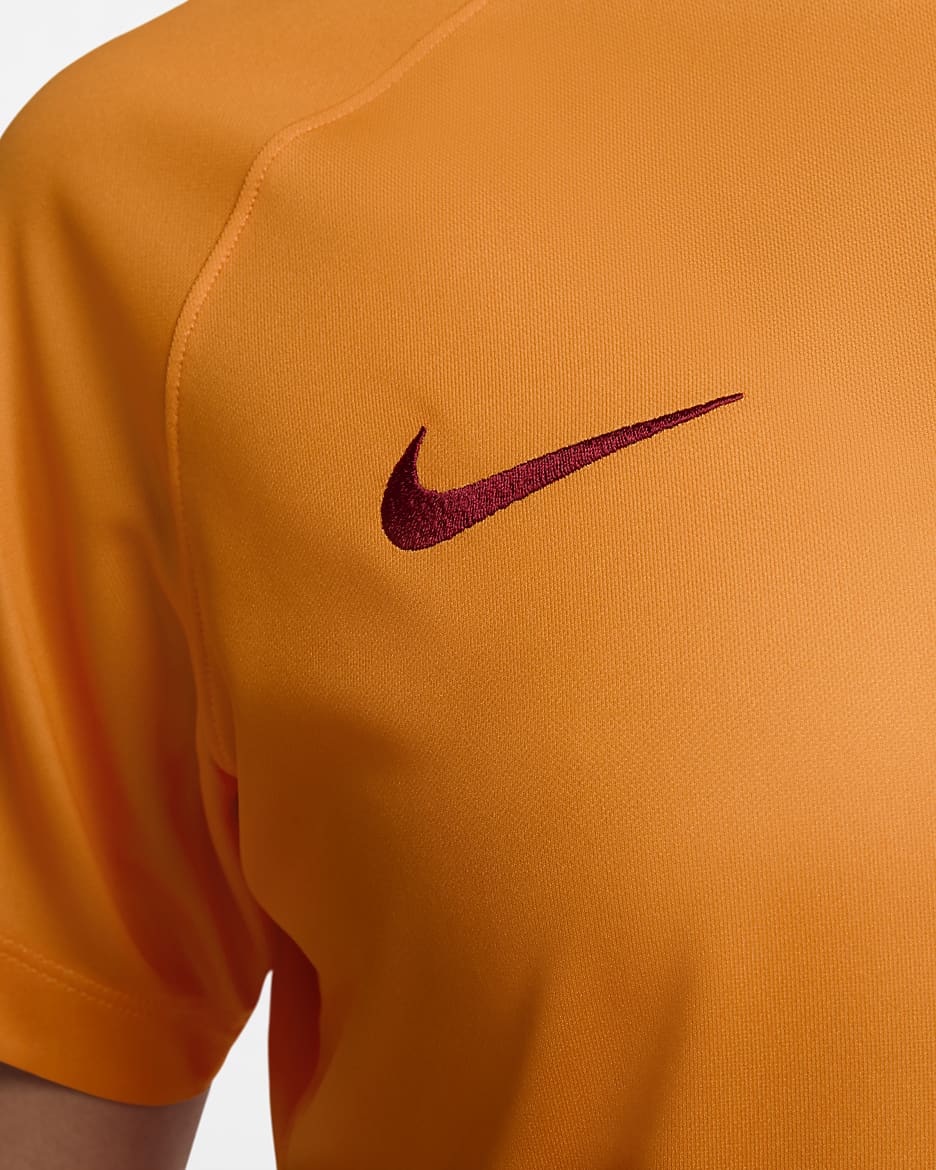 Galatasaray 2023/24 Home Women's Nike Dri-FIT Short-Sleeve Football Top - Vivid Orange/Pepper Red/Pepper Red