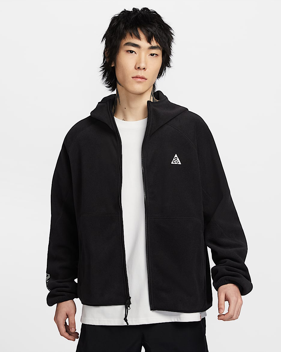 Nike ACG "Wolf Tree" Full-Zip Hoodie - Black/Anthracite/Summit White