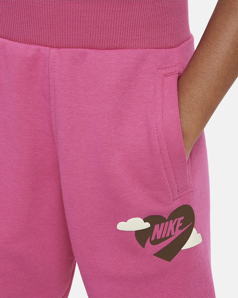 Nike Sweet Swoosh Little Kids' Joggers - Atomic Pink