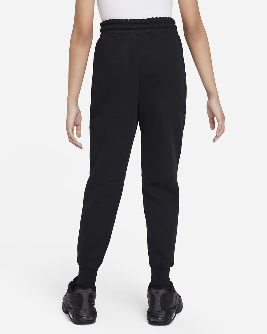 Pantalon de survêtement Nike Sportswear Tech Fleece pour ado (fille) - Noir/Noir/Noir