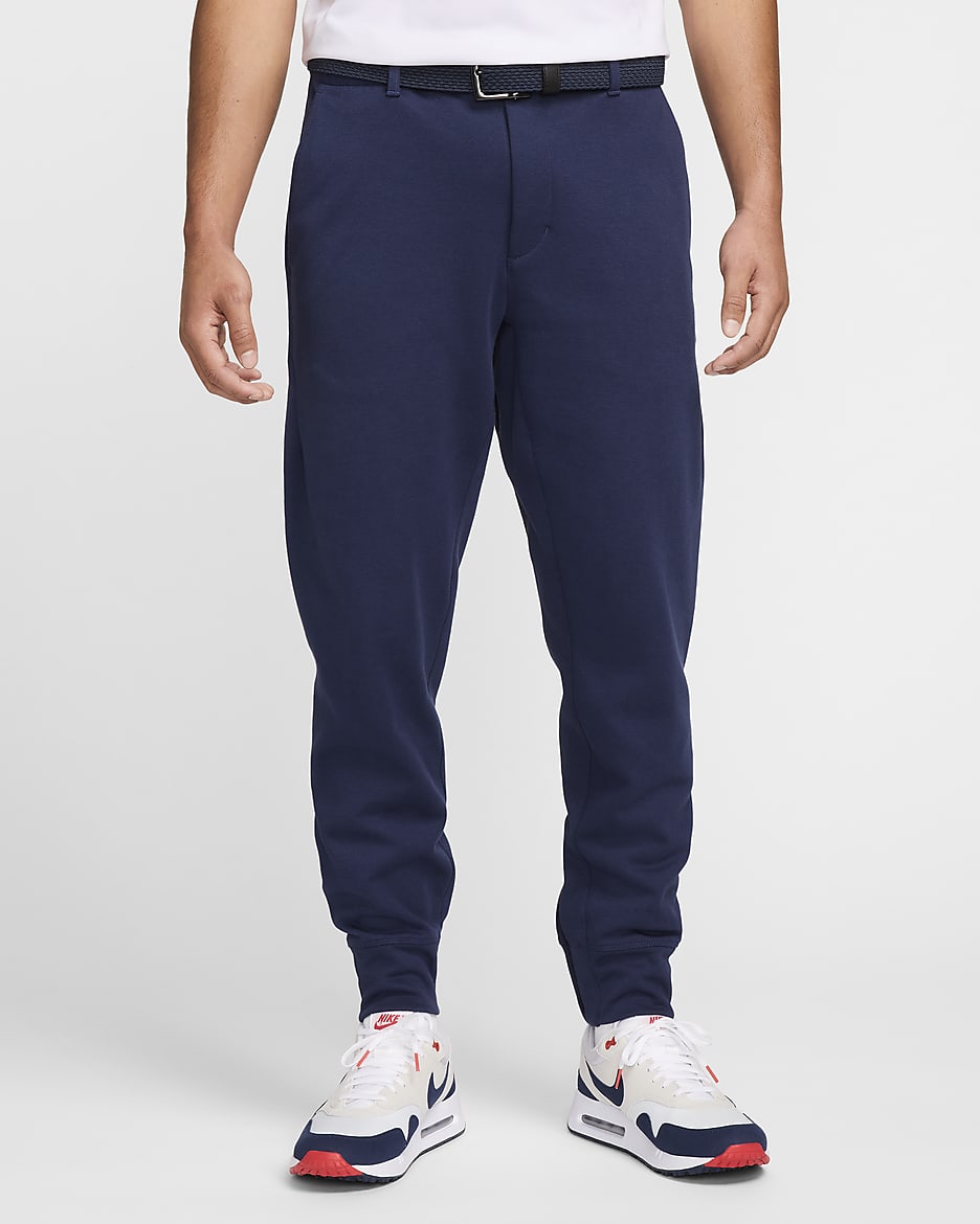 Nike Tour Men's Golf Joggers - Midnight Navy/White