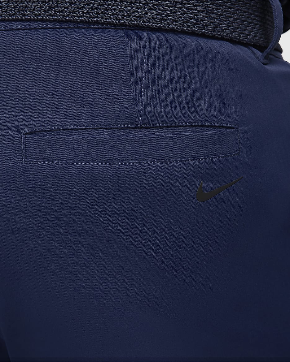 Nike Tour Repel Men's Chino Slim Golf Trousers - Midnight Navy/Black