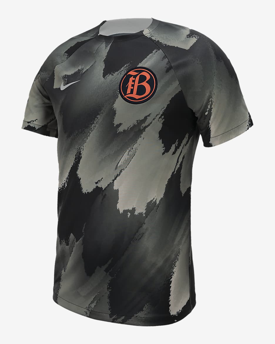 Bay FC Men's Nike NWSL Pre-Match Top - Anthracite