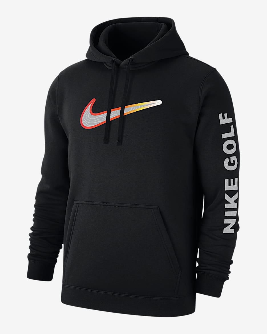 Nike Club Men's Golf Fleece Pullover Hoodie - Black