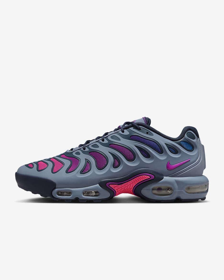 Nike Air Max Plus Drift Men's Shoes - Ashen Slate/Obsidian/Hyper Pink/Vivid Purple