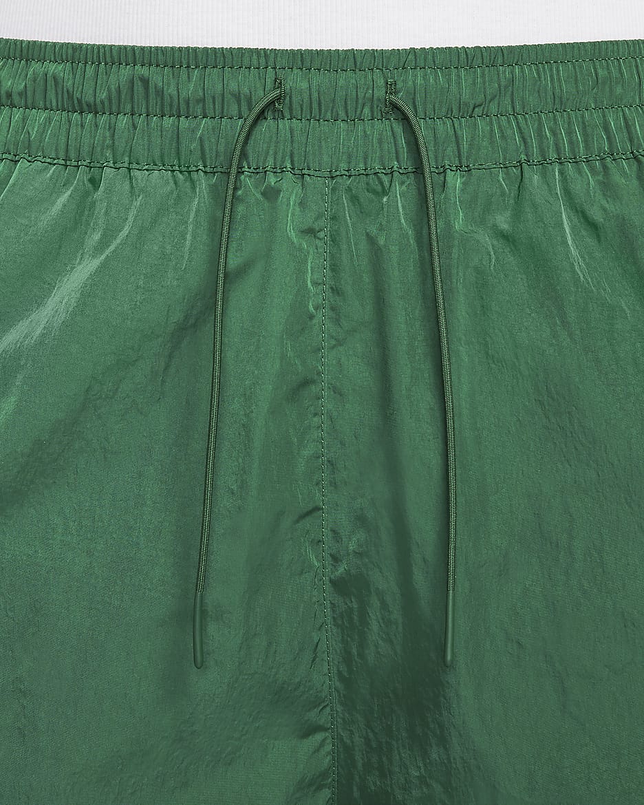 Nike Windrunner Women's High-Waisted Woven Open-Hem Pants - Gorge Green/Sail