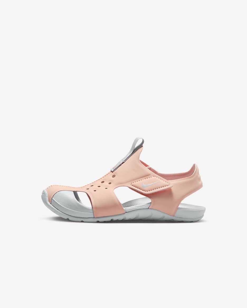 Nike Sunray Protect 2 Younger Kids' Sandals - Arctic Orange/Pure Platinum