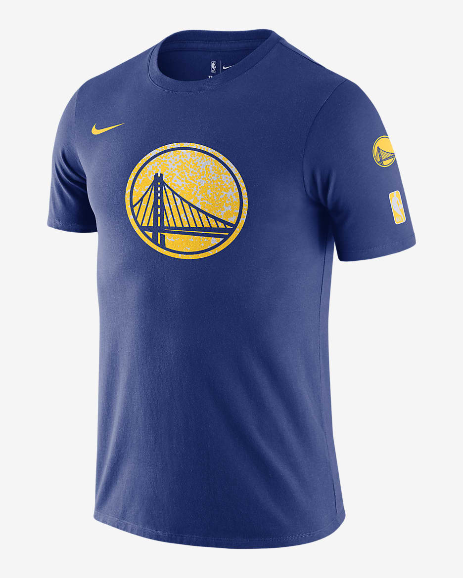 Playera Nike de la NBA para hombre Golden State Warriors Essential - Azul enérgico