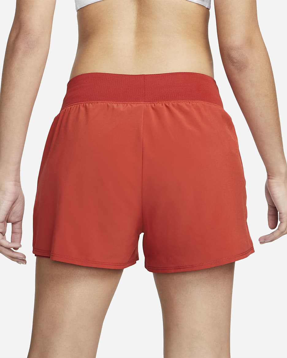 NikeCourt Victory Women's Tennis Shorts - Cinnabar/White