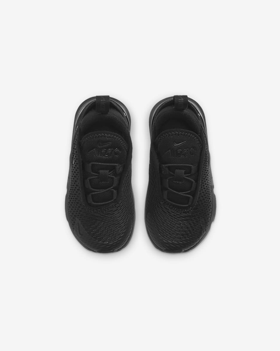 Nike Air Max 270 Baby and Toddler Shoe - Black/Black