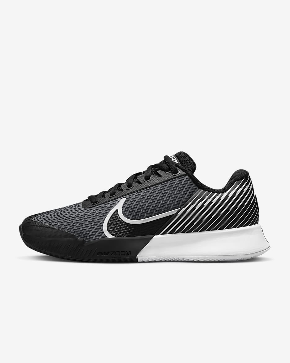 NikeCourt Air Zoom Vapor Pro 2 Women's Clay Tennis Shoes - Black/White