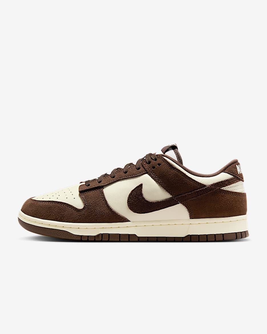 Tenis para hombre Nike Dunk Low Retro SE Leather/Suede - Marfil pálido/Marfil pálido/Marrón barroco