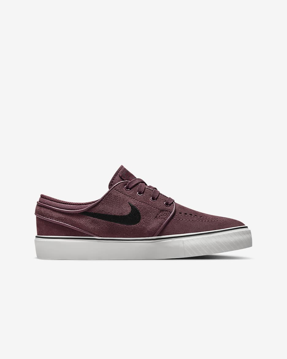 Nike SB Stefan Janoski Older Kids' Skate Shoe - Burgundy Crush/Burgundy Crush/Sail/Black