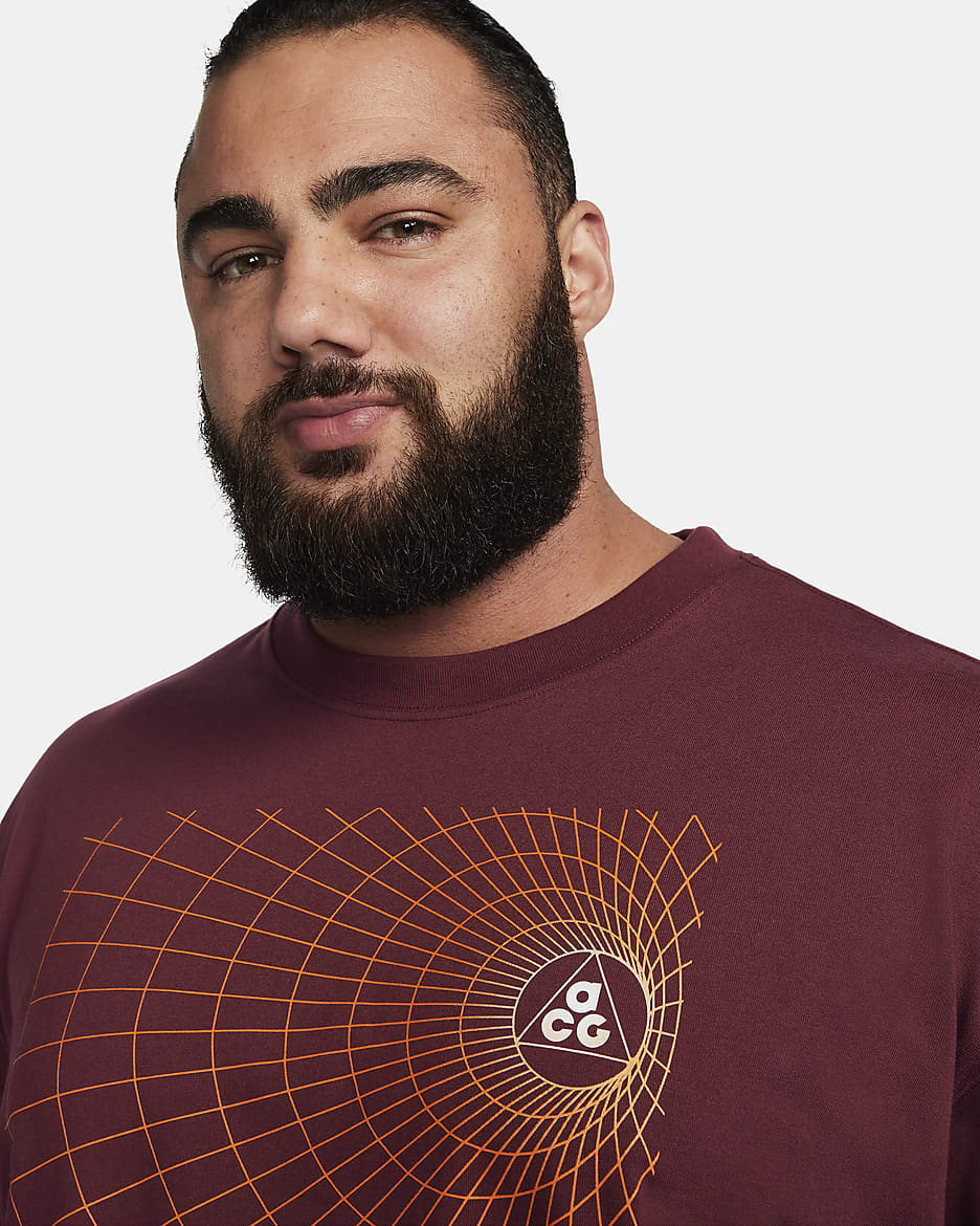 Nike ACG "Manhole" Men's Long-Sleeve T-Shirt - Night Maroon