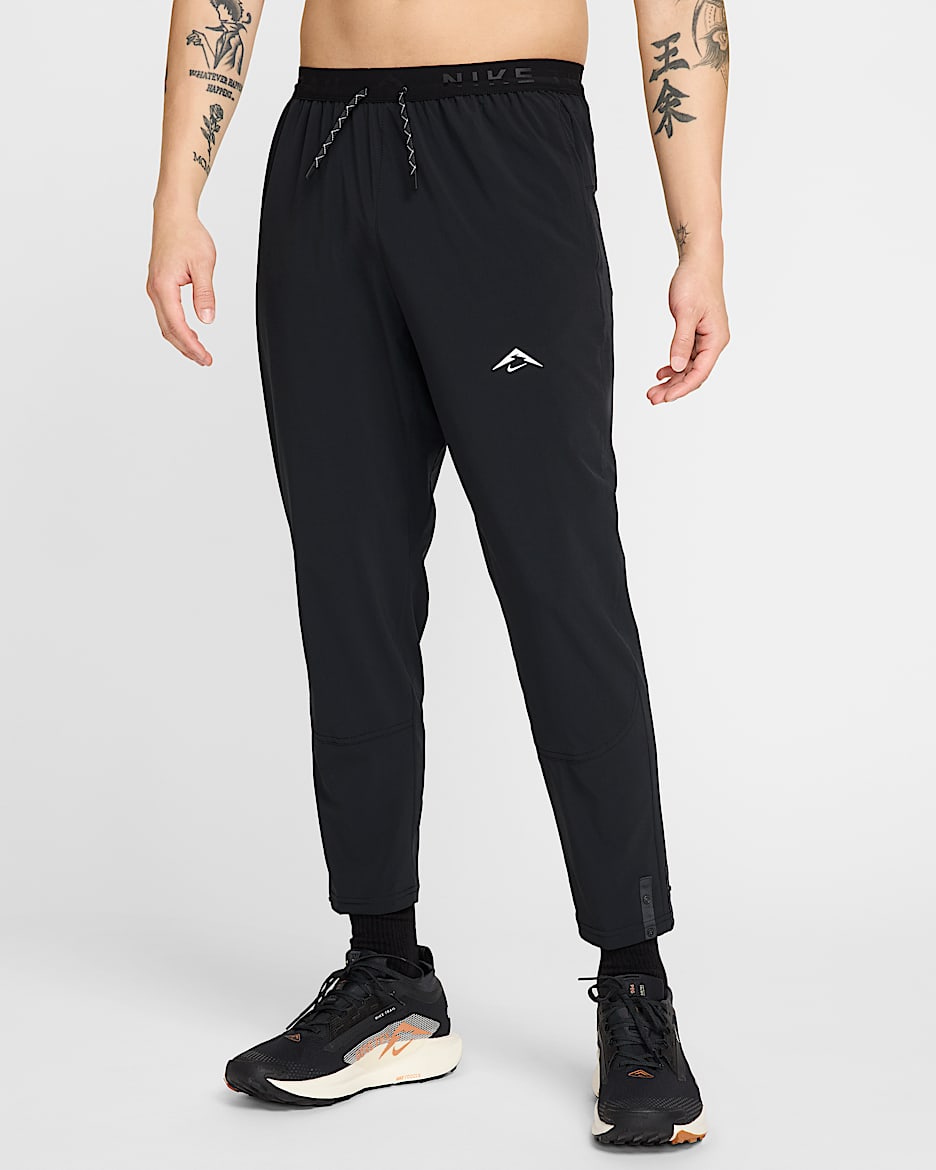 ナイキ ドーン レンジ メンズ Dri-FIT ランニングパンツ - ブラック/アンスラサイト/サミットホワイト