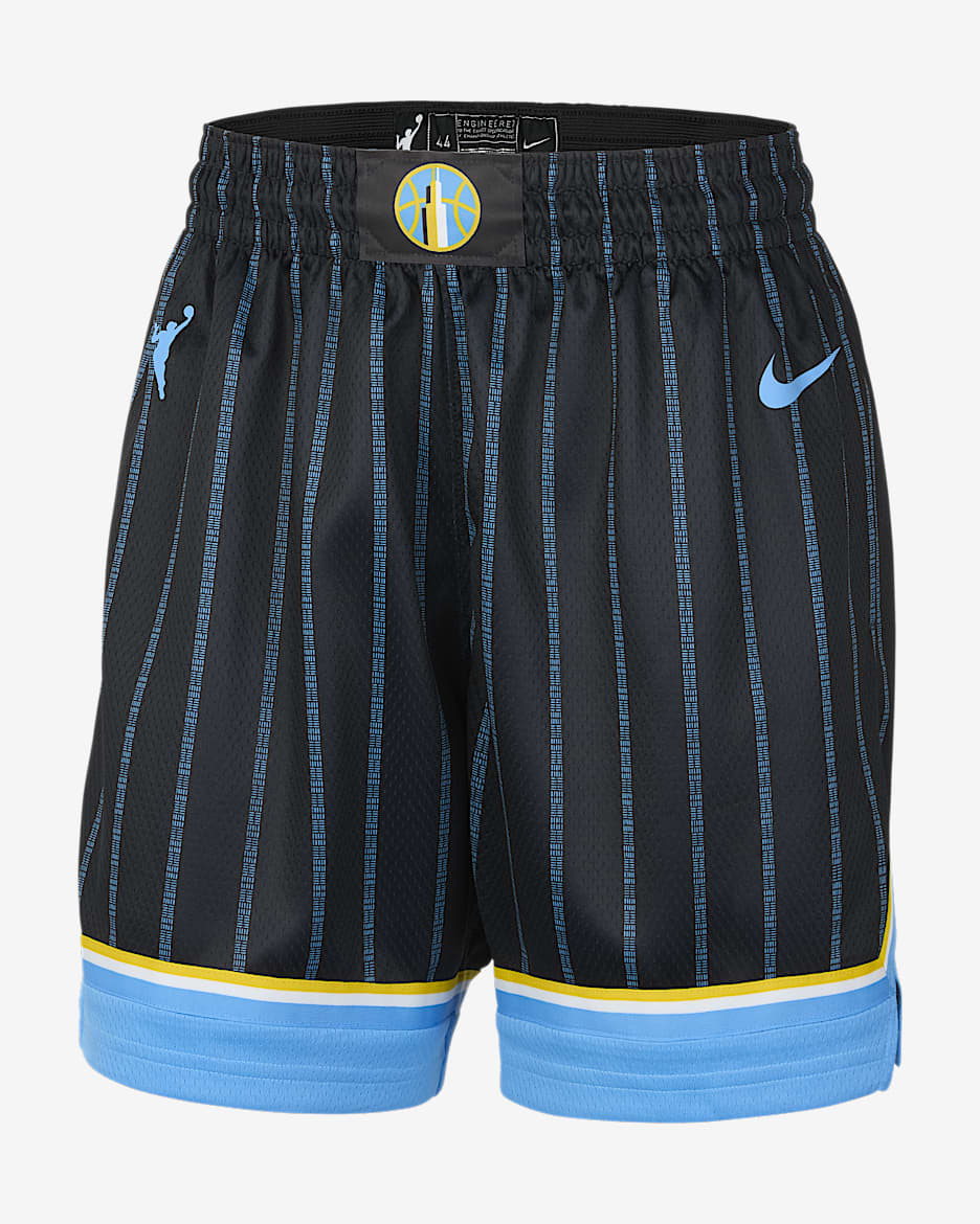 Chicago Sky 2025 Explorer Edition Women's Nike Dri-FIT WNBA Victory Shorts - Black/Coast