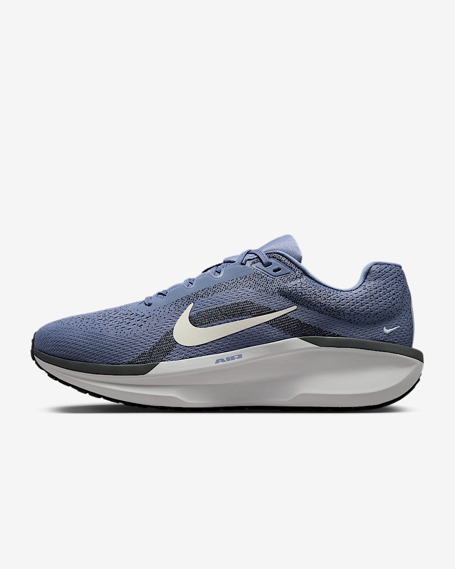 Nike Winflo 11 Men's Road Running Shoes - World Indigo/Light Armory Blue/Anthracite/Sail