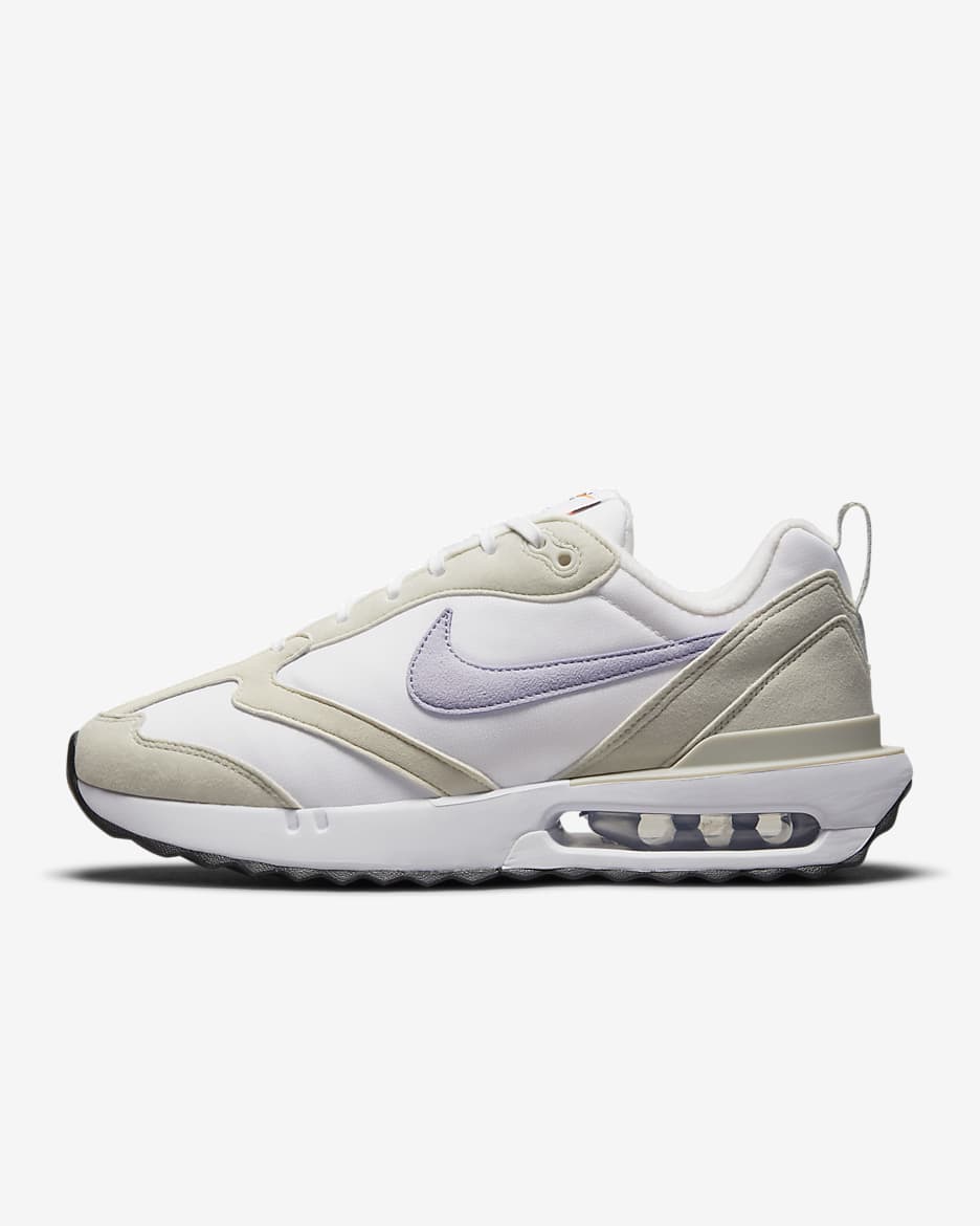Nike Air Max Dawn Women's Shoes - White/Light Bone/Black/Purple Dawn