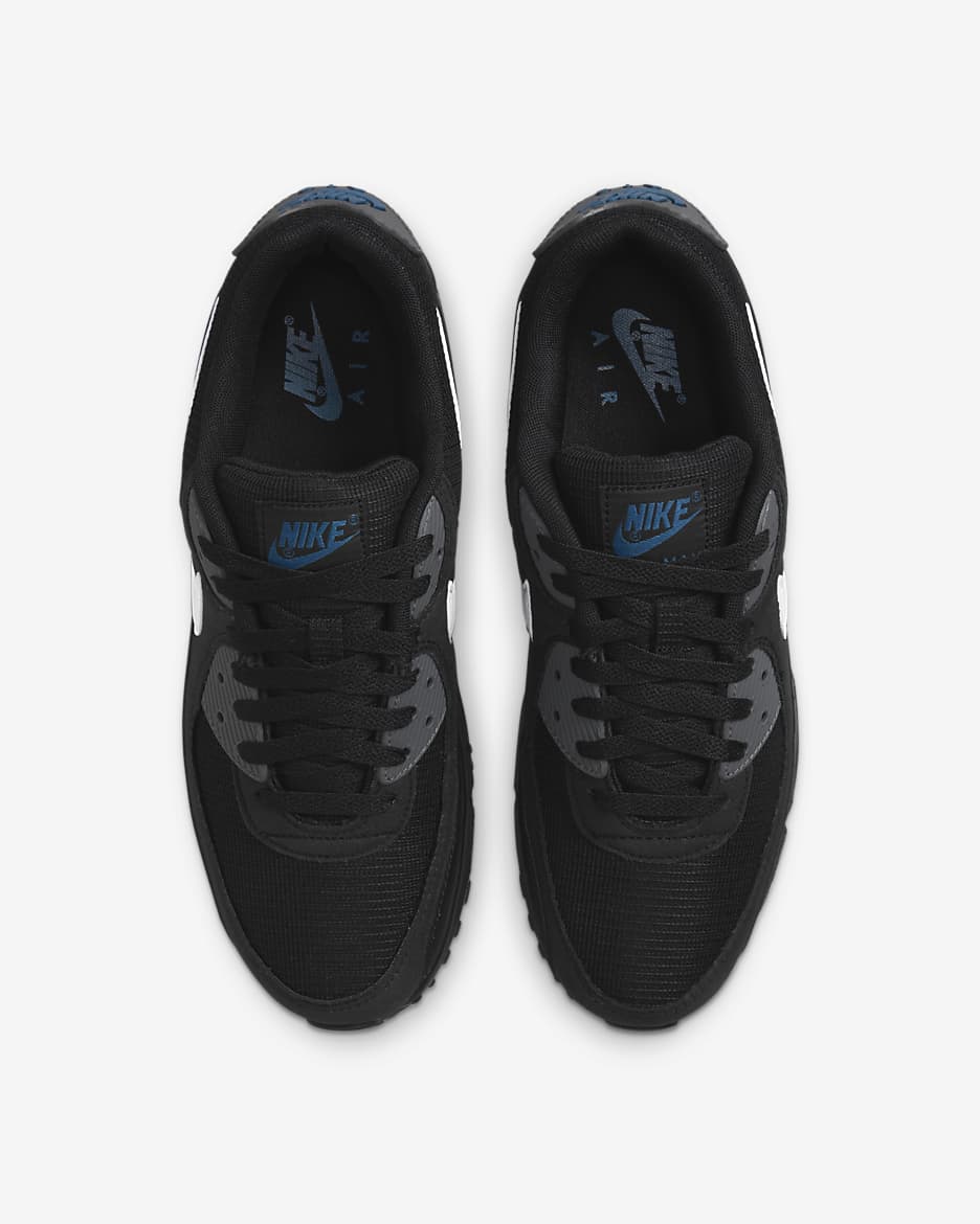 Pánské boty Nike Air Max 90 - Černá/Marina/Iron Grey/Bílá