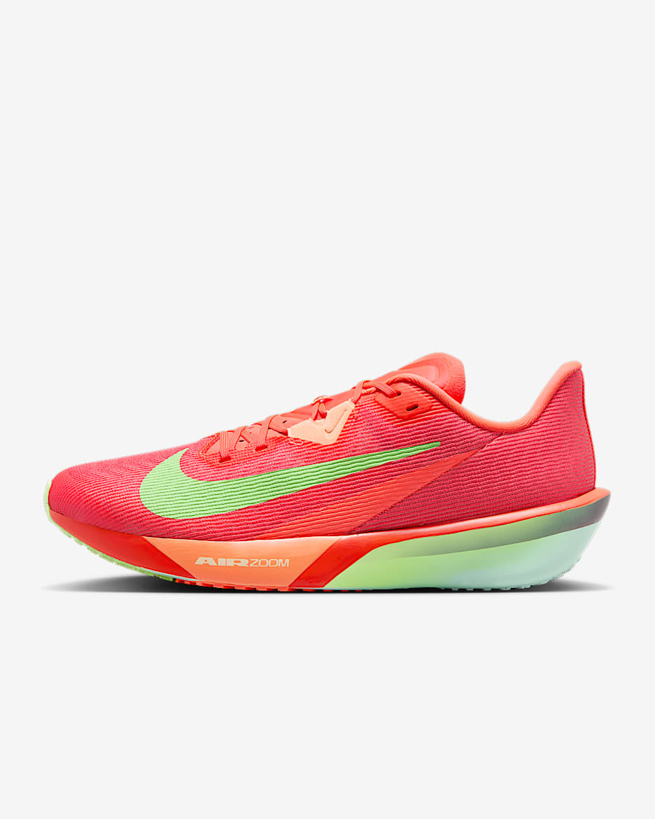 Tenis de correr en pavimento para hombre Nike Rival Fly 4 - Carmesí brillante/Hipernaranja/Espuma menta/Morado cueva