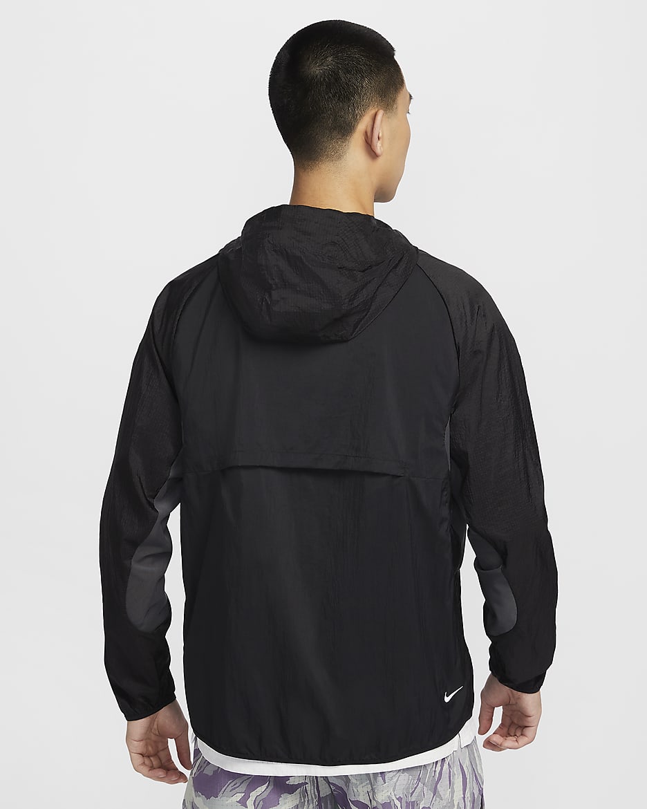 Nike Trail Aireez Men's Running Jacket - Black/Anthracite/Summit White