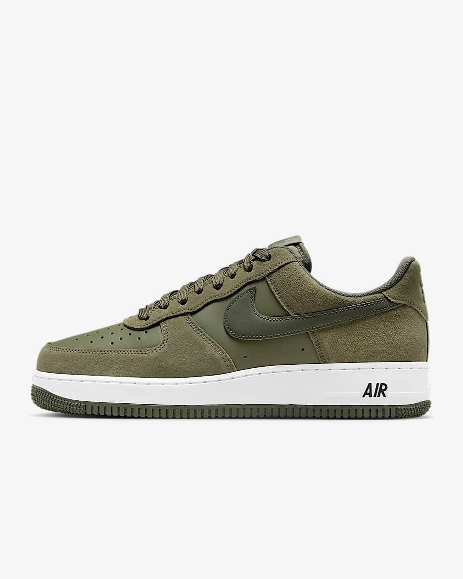 Nike Air Force 1 '07 LV8 Schuh (Herren) - Medium Olive/Weiß/Cargo Khaki
