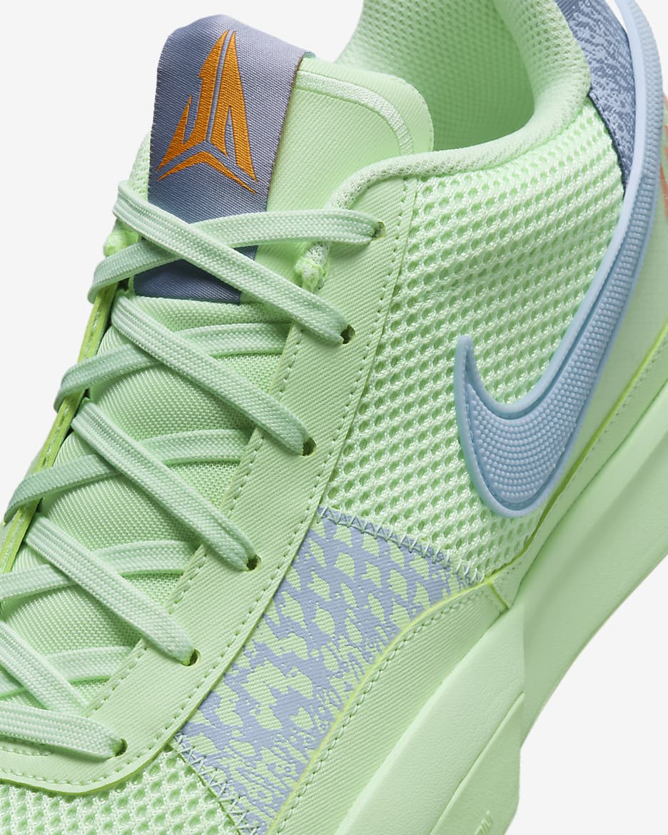 JA 1 EP Basketball Shoes - Bright Mandarin/Vapour Green/Light Armoury Blue/Multi-Colour