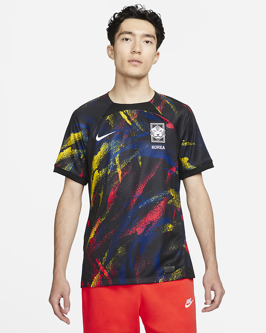 Korea 2022/23 Stadium Away Men's Nike Dri-FIT Football Shirt - Black/White