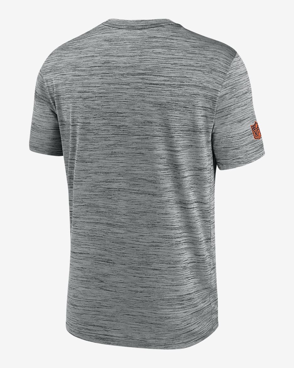 Denver Broncos Sideline Velocity Men's Nike Dri-FIT NFL T-Shirt - Grey Heather