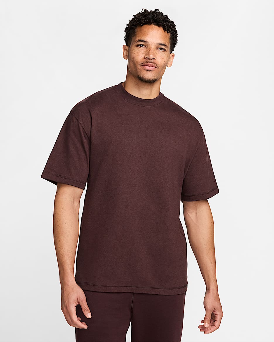 Playera de manga corta Nike Wool Classics - Café basalto
