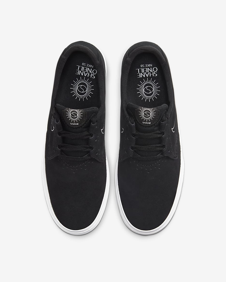 Nike SB Shane Skate Shoes - Black/Black/White