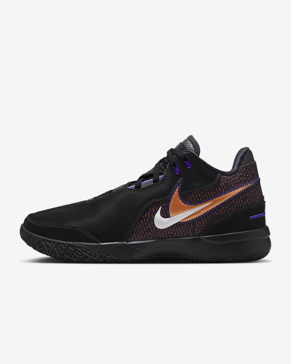 LeBron NXXT Gen AMDP "Diana Taurasi" Basketball Shoes - Black/Field Purple/Bright Mandarin/White