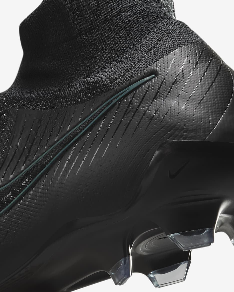 Ποδοσφαιρικά παπούτσια ψηλού προφίλ FG Nike Phantom Luna 2 Elite - Μαύρο/Deep Jungle/Μαύρο