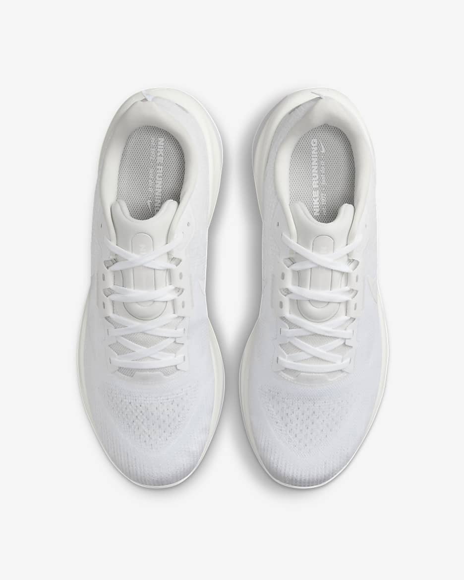 Tenis de correr en pavimento para hombre Nike Vomero 17 - Blanco/Blanco cumbre/Tinte platino